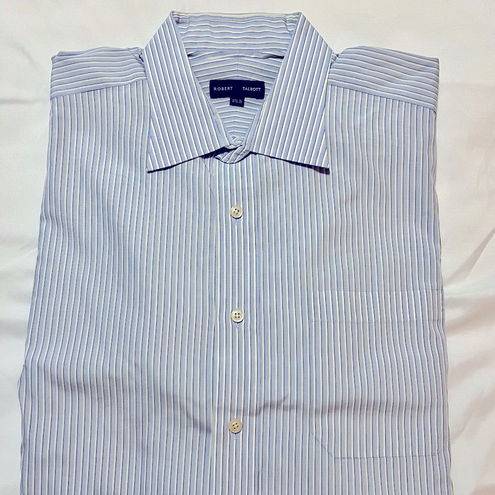 Men’s Robert Talbott dress shirt. 17 1/2